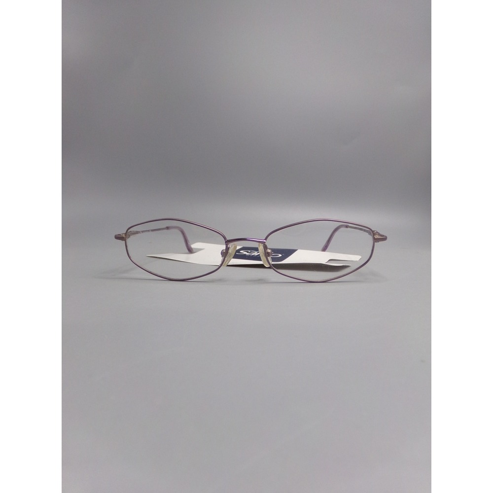 Safilo Group Eyeglasses Frames L293 EUC 135 Silver Purple Metal